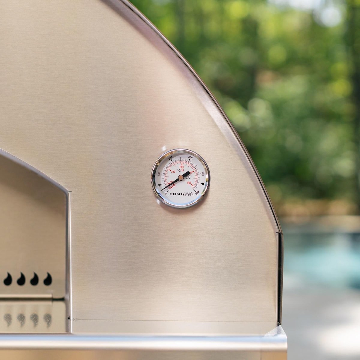 Fontana Forni Mangiafuoco Wood-Fired Pizza Oven – Stainless – FTMF-S